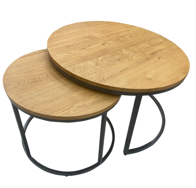 Camden Oak Nest Of 2 Tables